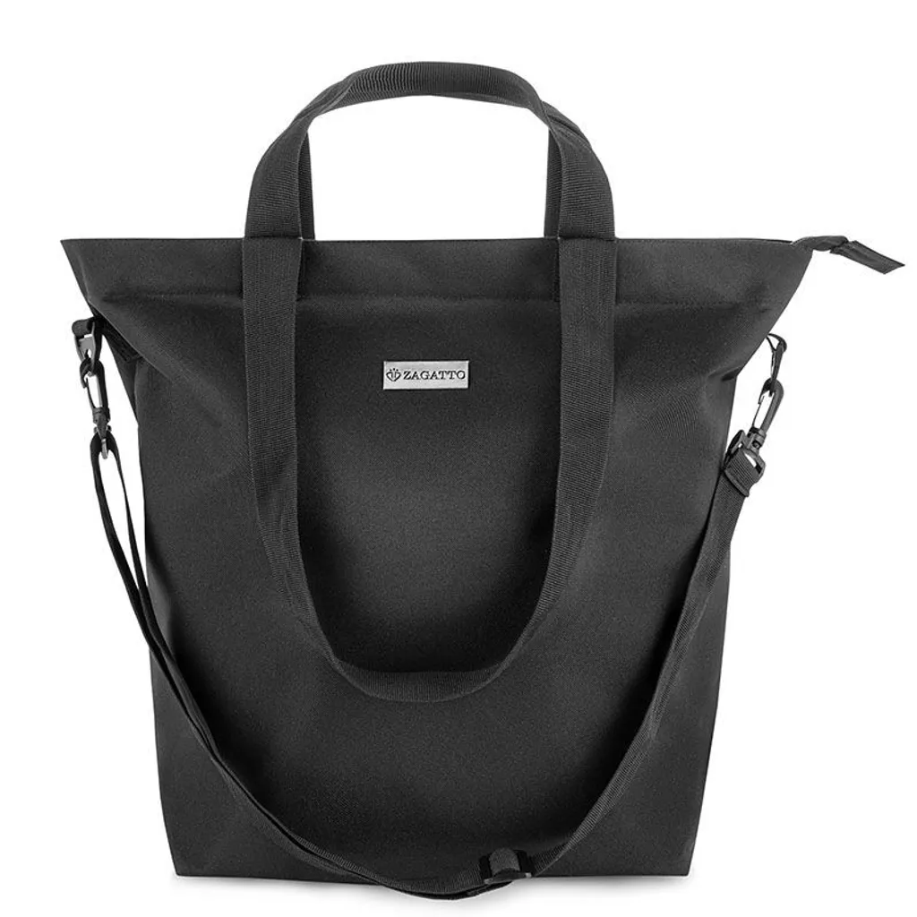 Zagatto Damen Shopper-Tasche groß schwarz ZG621